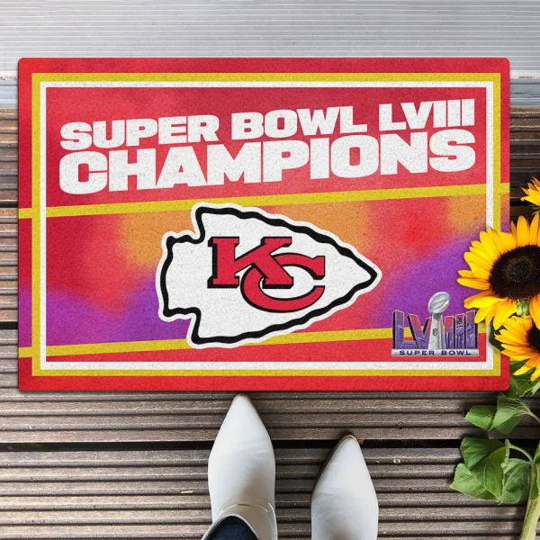 Kansas City Chiefs Super Bowl LVIII Champions Doormat