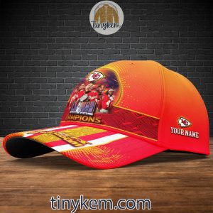 Kansas City Chiefs Super Bowl LVIII Champions Personalized Classic Cap