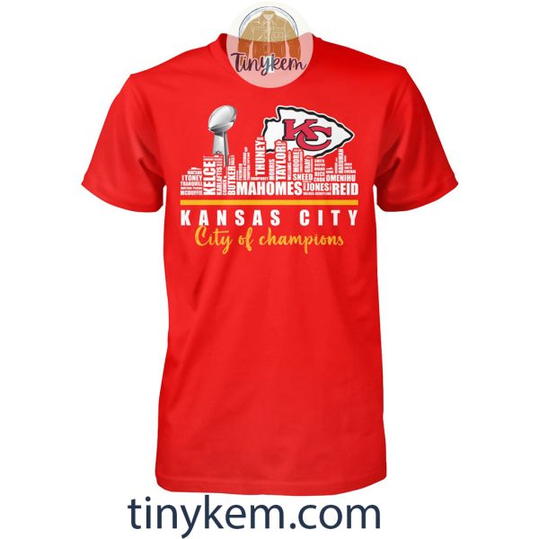 Kansas City Of Champions Tshirt