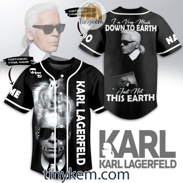 Karl Lagerfeld Customized Baseball Jersey