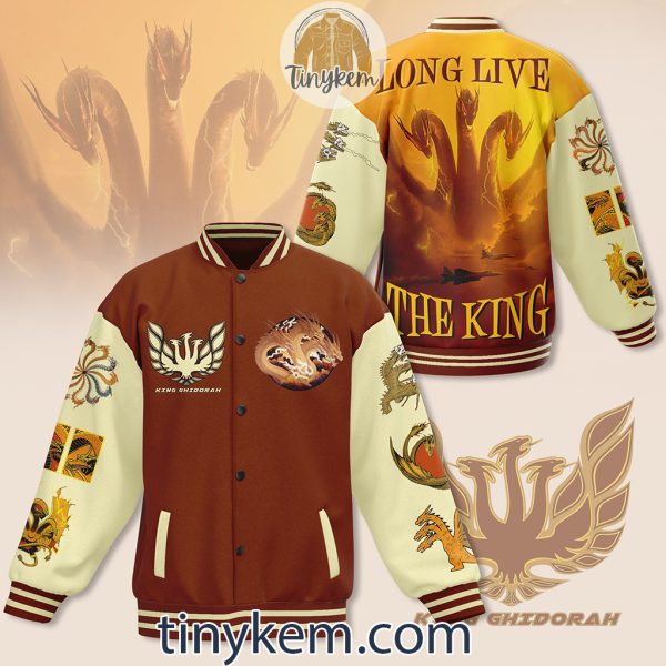 King Ghidorah Baseball Jacket: Gift For Godzilla Fans