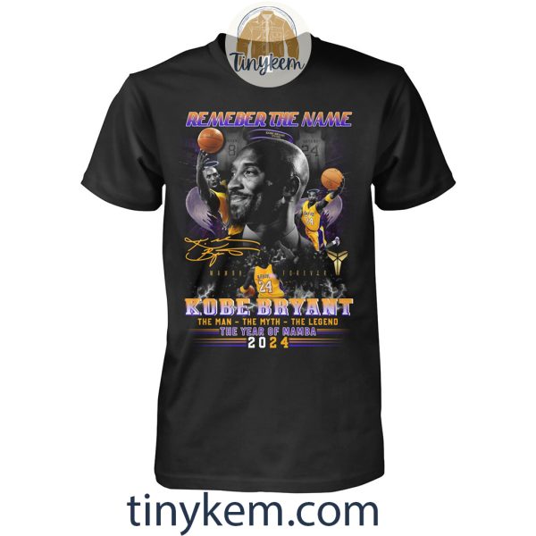 Kobe Bryan Remember Shirt: The Year Of Mamba 2024