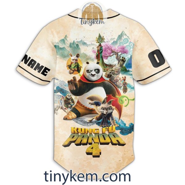 Kungfu Panda 4 Customized Baseball Jersey