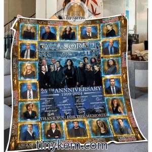 Law and Order Special Victims Unit 25 Years Anniversary 1999-2024 Blanket