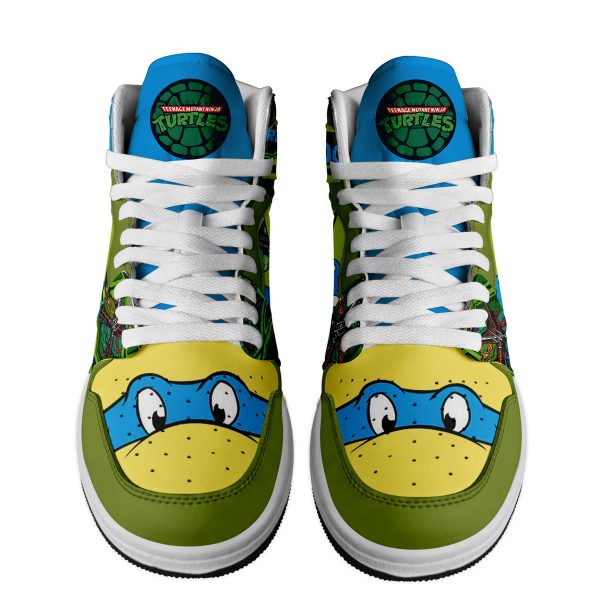 Leonardo Ninja Turtle Air Jordan 1 High Top Shoes