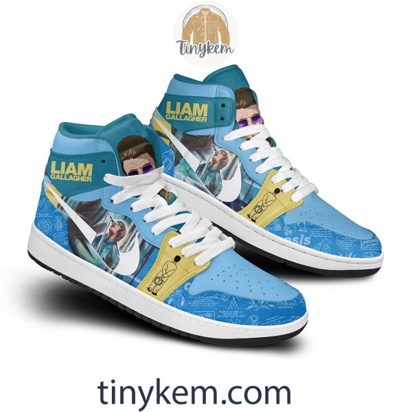 Liam Gallagher Air Jordan 1 High Top Shoes