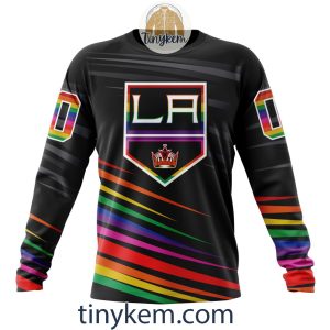 Los Angeles Kings With LGBT Pride Design Tshirt Hoodie Sweatshirt2B4 witWK
