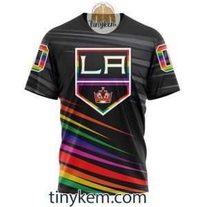Los Angeles Kings With LGBT Pride Design Tshirt Hoodie Sweatshirt2B6 Pskv7