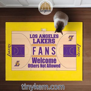 Los Angeles Lakers Welcome Doormat2B3 aYpH3