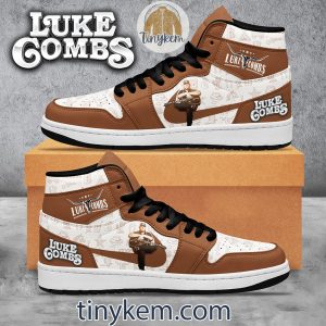 Luke Combs Air Jordan 1 High Top Shoes2B3 VQ56y