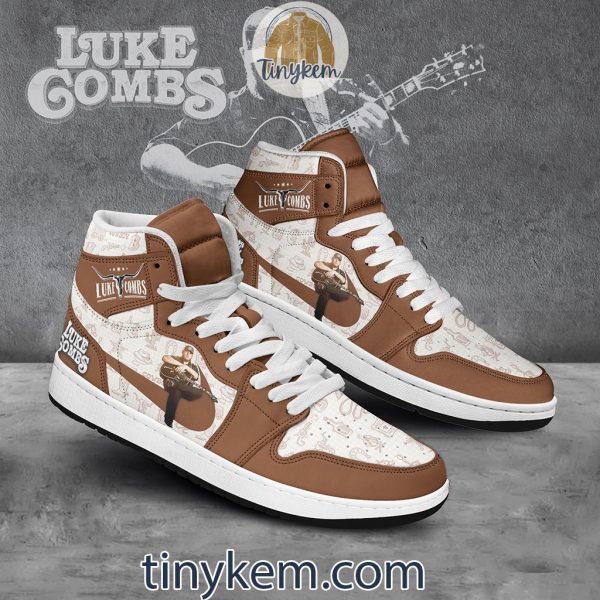 Luke Combs Air Jordan 1 High Top Shoes