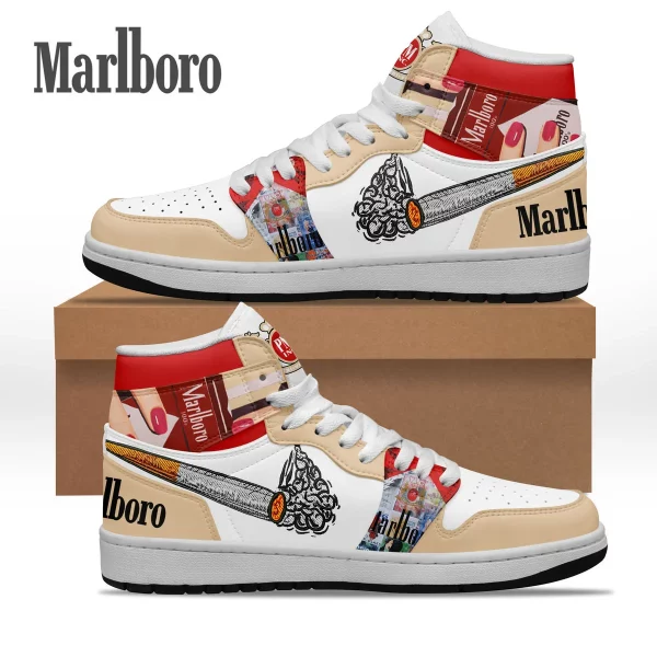 Malboro Air Jordan 1 High Top Shoes