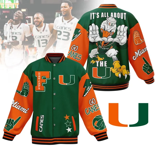 Miami Hurricanes Baseball Jacket: Go Canes