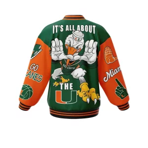 Miami Hurricanes Baseball Jacket Go Canes2B3 umJew