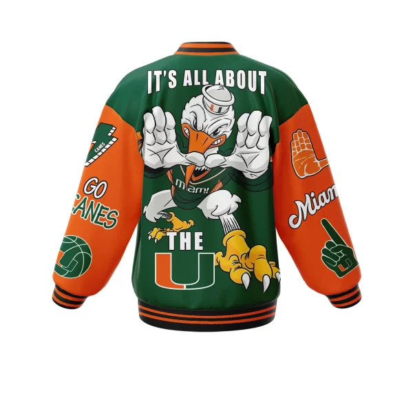 Miami Hurricanes Baseball Jacket: Go Canes