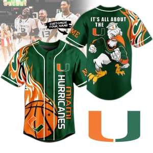 Miami Hurricanes Customized Baseball Jersey: It’s All About The U