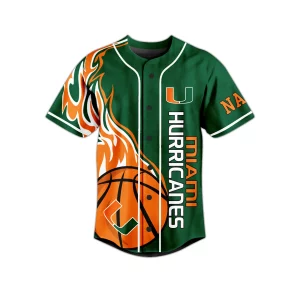 Miami Hurricanes Customized Baseball Jersey Its All About The U2B2 LwCt7