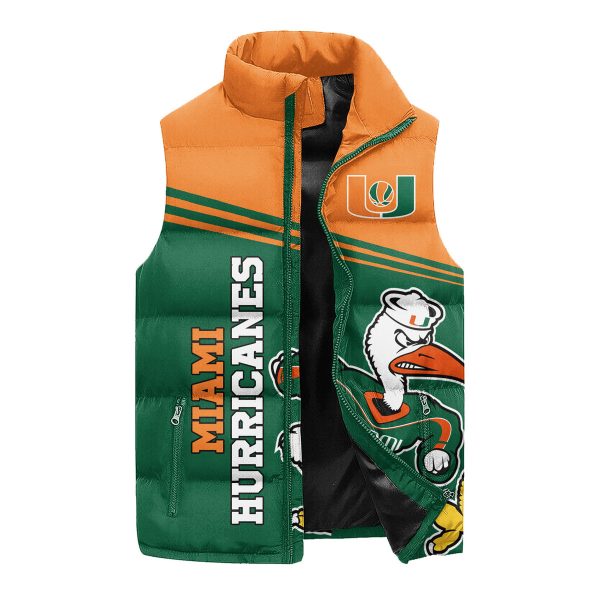 Miami Hurricanes Puffer Sleeveless Jacket: All About The U