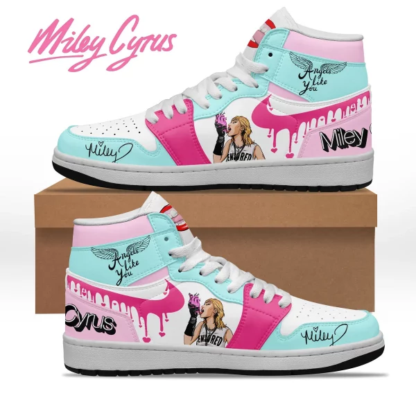 Miley Cyrus Air Jordan 1 High Top Shoes