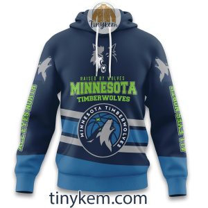 Minnesota Timberwolves Hoodie Joggers Set Raised By Wolves2B4 XzDlV