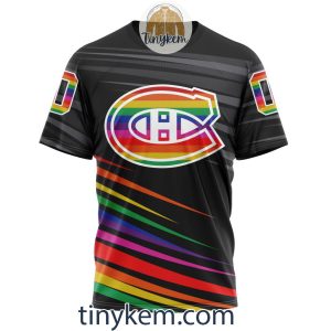 Montreal Canadiens With LGBT Pride Design Tshirt Hoodie Sweatshirt2B6 nxcj7