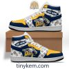 Nashville Predators With Team Mascot Customized Air Jordan 1 Sneaker