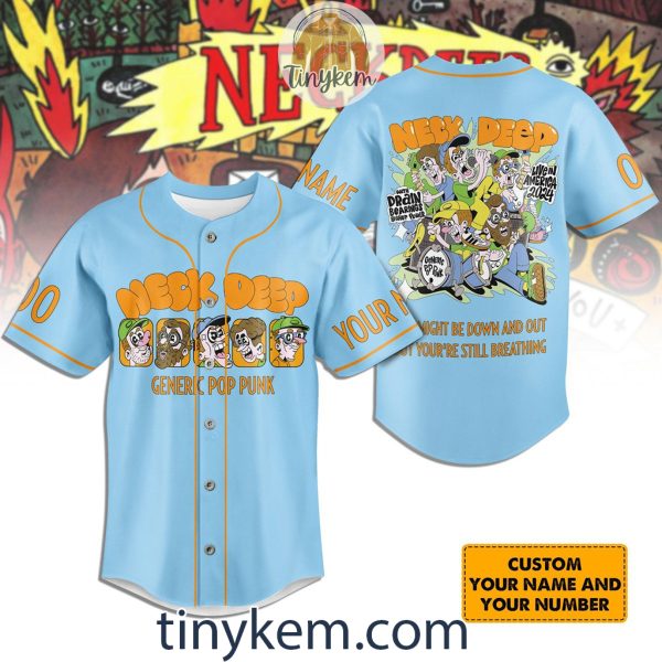 Neck Deep Customized Baseball Jersey