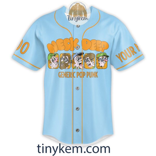 Neck Deep Customized Baseball Jersey