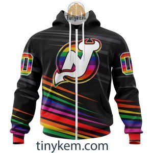 New Jersey Devils With LGBT Pride Design Tshirt Hoodie Sweatshirt2B2 7Xn4k