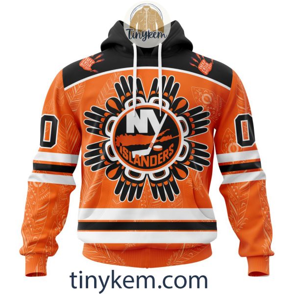 New York Islanders Customized Tshirt, Hoodie With Truth And Reconciliation Design