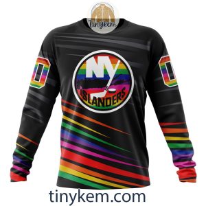 New York Islanders With LGBT Pride Design Tshirt Hoodie Sweatshirt2B4 RpuFr