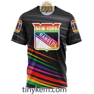 New York Rangers With LGBT Pride Design Tshirt Hoodie Sweatshirt2B6 Uj9NS