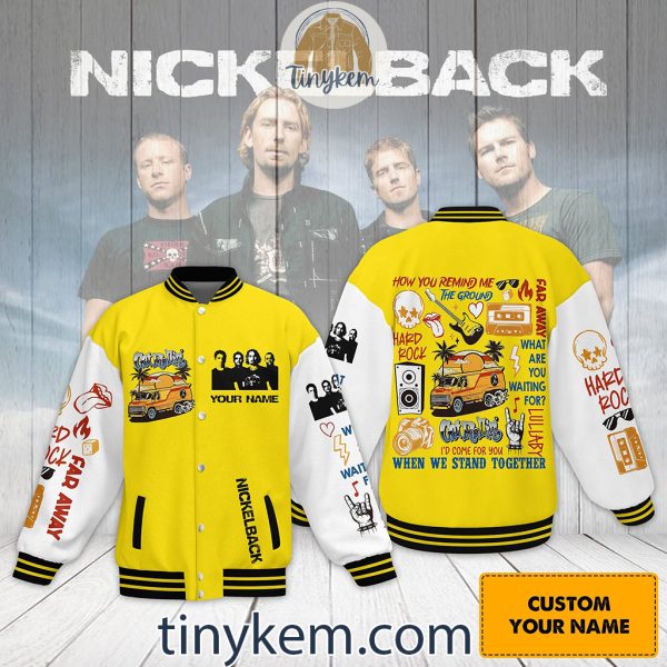 Nickelback Customized Baseball Jacket