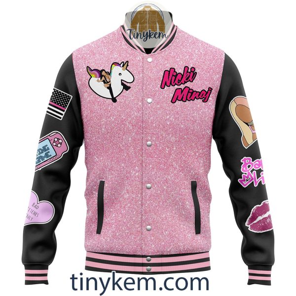 Nicki Minaj Baseball Jacket: Back The Barbs