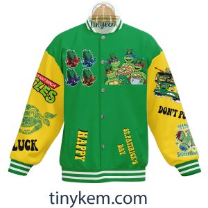 Ninja Turtle Patrick Day Customized Baseball Jersey