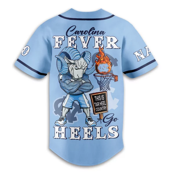 North Carolina Tar Heels Customized Baseball Jersey