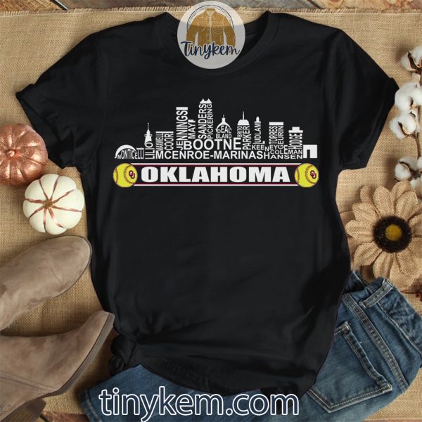 Oklahoma Sooners Softball Roster 2024 Tshirt
