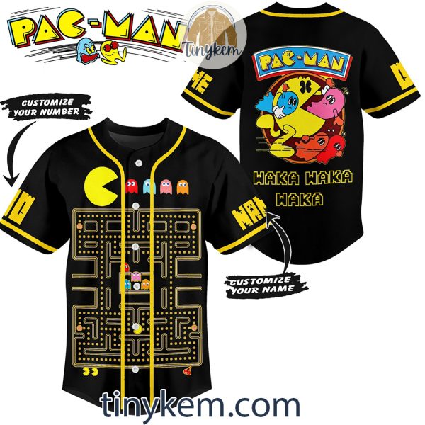 Pac-man Customized Baseball Jersey