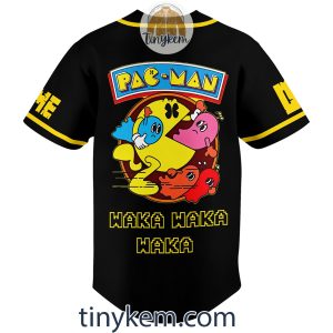 Pac man Customized Baseball Jersey2B3 ljRnQ