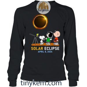 Peanuts And Solar Eclipse April 2024 Hoodie Tshirt2B4 cVckq