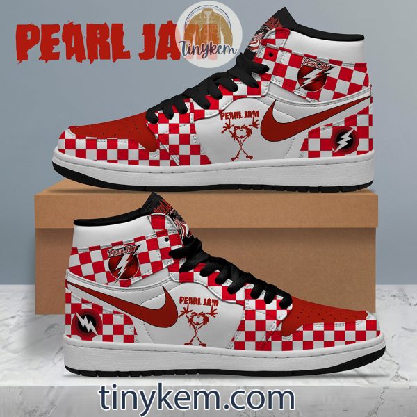 Pearl Jam Air Jordan 1 High Top Shoes
