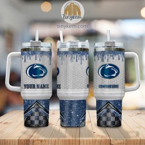 Penn State Nittany Lions Customized 40oz Tumbler With Glitter Printed Style2B2 xjkiS