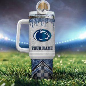 Penn State Nittany Lions Customized 40oz Tumbler With Glitter Printed Style2B3 3r1A6