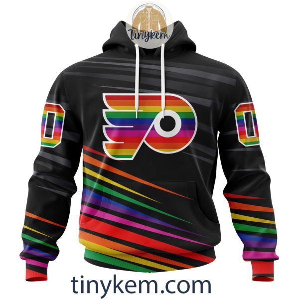 Philadelphia Flyers With LGBT Pride Design Tshirt, Hoodie, Sweatshirt