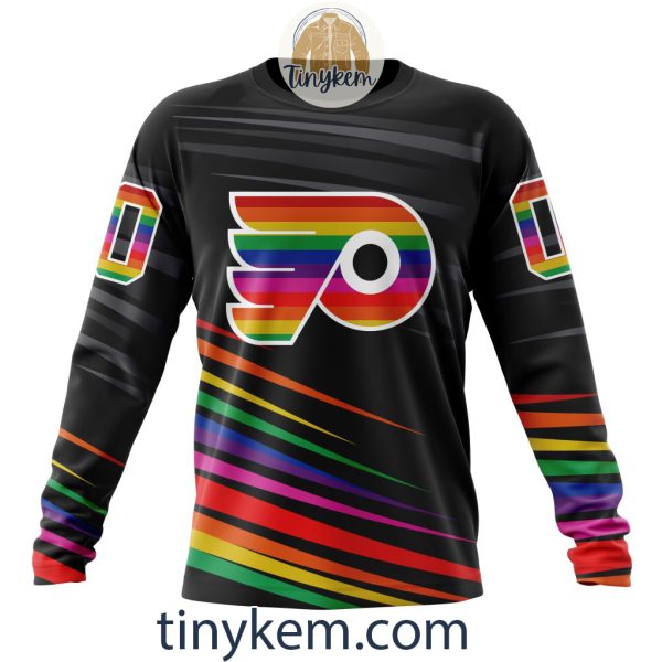 Philadelphia Flyers With LGBT Pride Design Tshirt, Hoodie, Sweatshirt