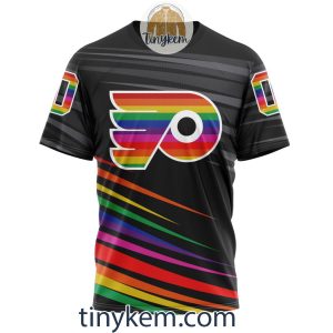 Philadelphia Flyers With LGBT Pride Design Tshirt Hoodie Sweatshirt2B6 fUzxm