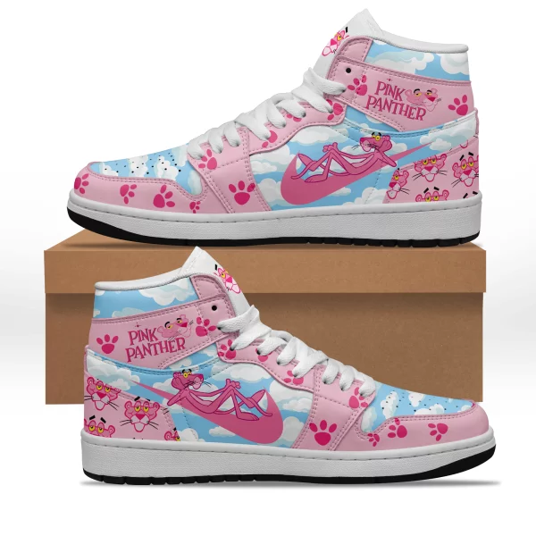 Pink Panther Air Jordan 1 High Top Shoes