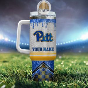 Pittsburgh Panthers Customized 40oz Tumbler With Glitter Printed Style2B3 3BFkY