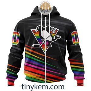 Pittsburgh Penguins With LGBT Pride Design Tshirt Hoodie Sweatshirt2B2 mq88c