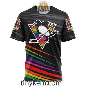 Pittsburgh Penguins With LGBT Pride Design Tshirt Hoodie Sweatshirt2B6 PlDoQ
